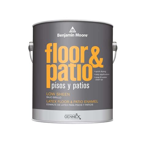 Benjamin Moore Floor & Patio Satin Brush/Roller Enamel Paint 1 gal Mfr ...