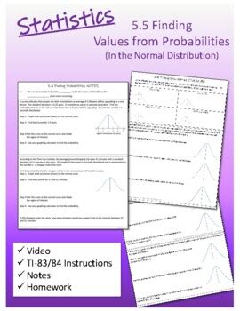 Image result for Statistics Chapter 5 Finding Values of Variables for Normal Distrubutopns
