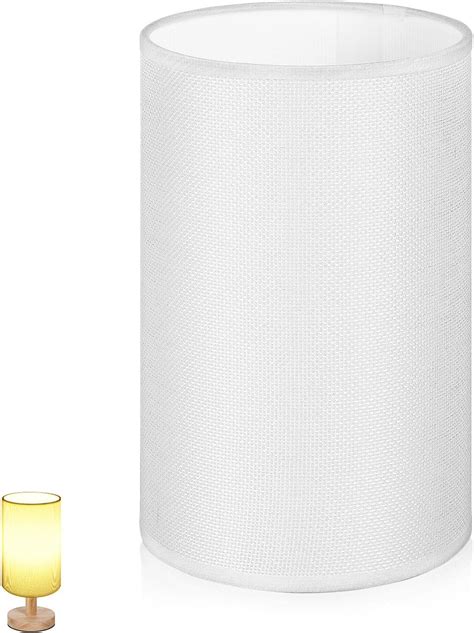 MAGICLULU Pleated Lamp Shade Cylinder Lamp Shade Cloth Lampshades Tall ...