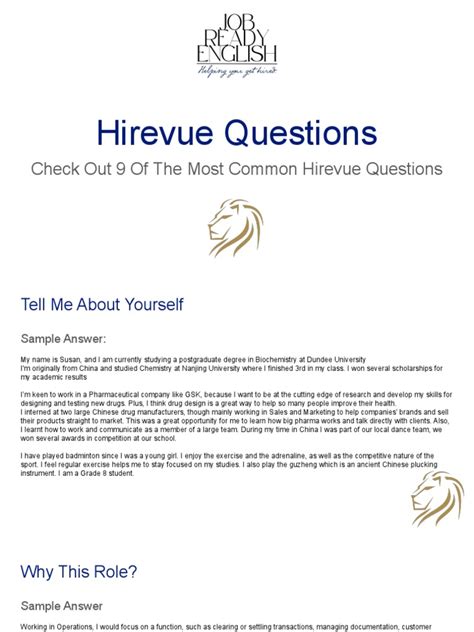 HireVue Example Questions 的图像结果