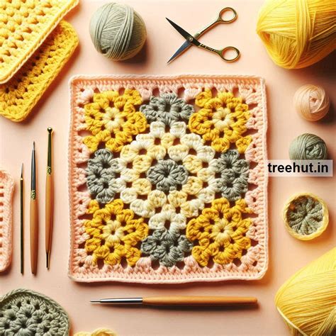 Granny Square Crochet Ideas for Blankets, Sofa Throws, Door Mats, Rugs