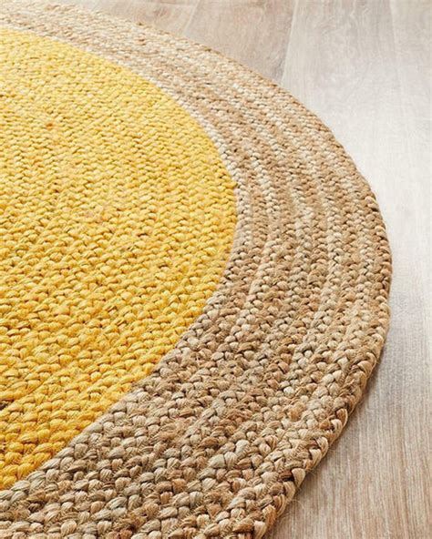 Jute Round Area Rug | Jute Floor Mat | Round Rugs Online – Habere India