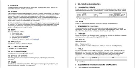 Image result for Requirements Management Example