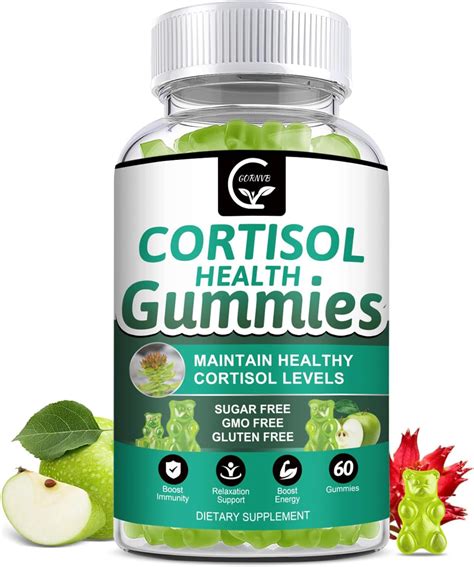 Amazon.com: Sugar-free Cortisol Gummies, 9-in-1 Cortisol Supplement for Women with Magnesium ...