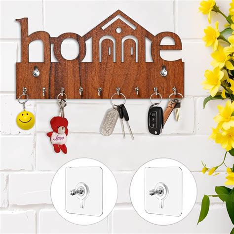 Goelite Key Holder for Home Without Drill | No Drilling Required | Home ...