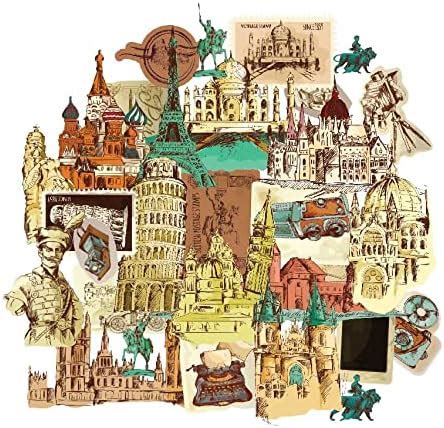 junkyard Pack of 50 Aesthetic Indian Theme Vinyl Stickers for laptops ...