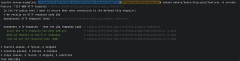 Image result for Python Behave Example