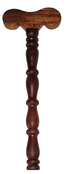 Deseno TWN wooden T- shape yoga danda Mala jaap hand stand Meditation ...