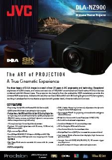 Leaflet DLA-NZ900 | Leaflet Brochures | โปรเจคเตอร์ | JVC