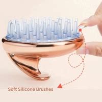 Scalp Massager & Dandruff Cleaning Brush – Soft Silicone Hair Scrubber ...