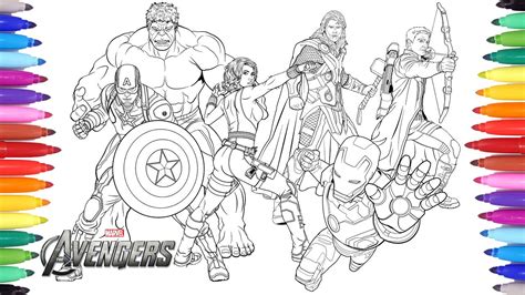 Avenger Endgame - Free Coloring Pages