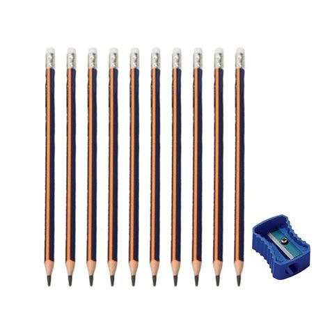 Maped Black Peps Right Dark Graphite Pencils- Pack of 10 - SCOOBOO - Maped