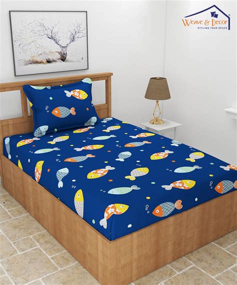 Ocean Adventure Kids Single Fitted Bedsheet With 1 Pillow Cover – Weave ...