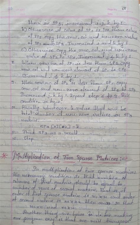 Image result for Algorithm for Sparse Matrix of Addition