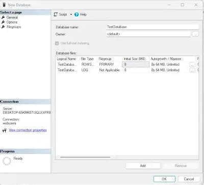 Image result for Create Database SQL Server