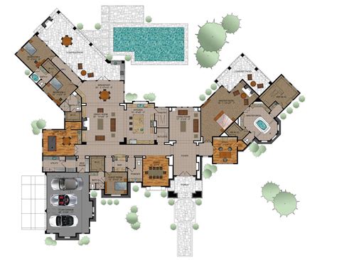 Custom Luxury House Floor Plans