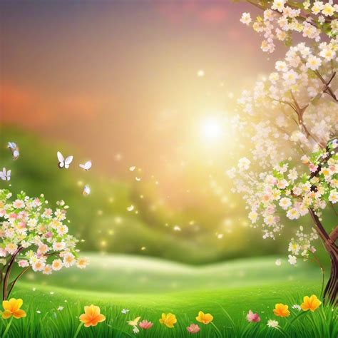 Animated Spring Background 的图像结果