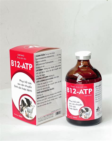 B12 - ATP PHỤC HỒI SỨC SAU VẬN CHUYỂN , SINH SẢN HOẶC BỆNH - DrBo Vietnam