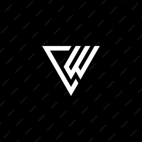 Cw logo | Premium Vector