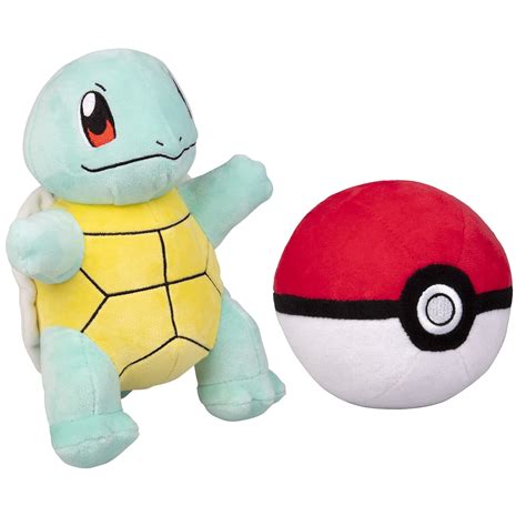 Buy Pokemon Pokeball and 8 Squirtle Plush Stuffed Animal Toy - Set of 2 ...