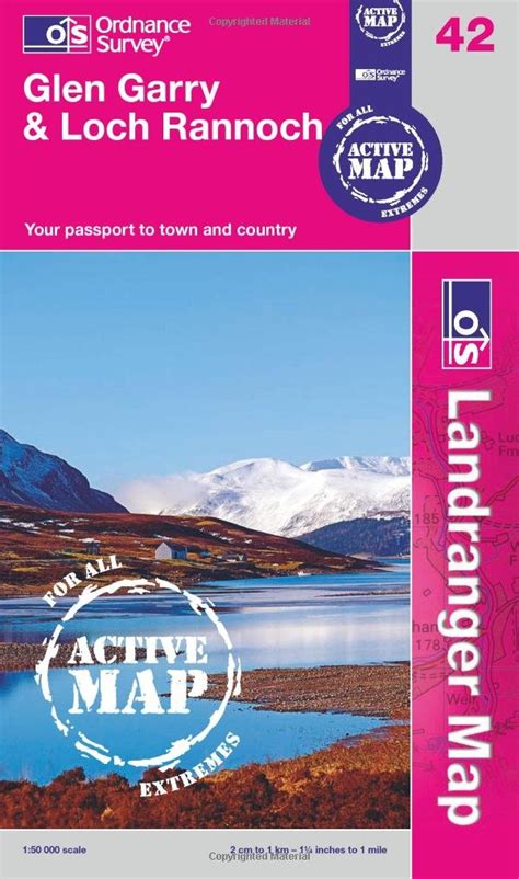 Buy Glen Garry & Loch Rannoch: 42 (OS Landranger Active Map) Book ...