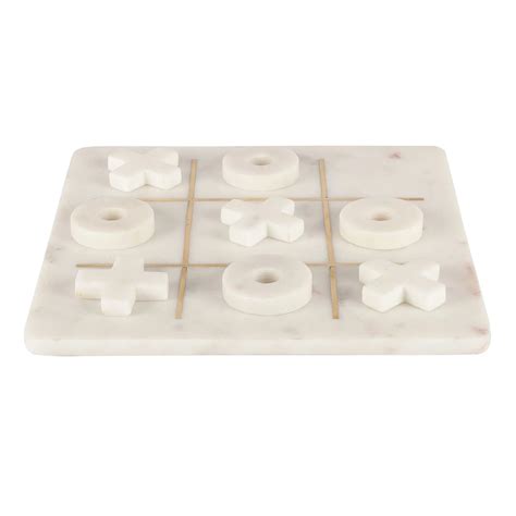 Marble Tic Tac Toe Game Board – NikkisPride