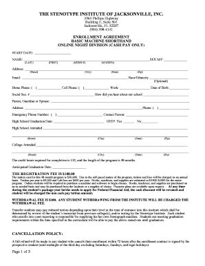 Fillable Online stenotype bms-2 night online cash pay program ...