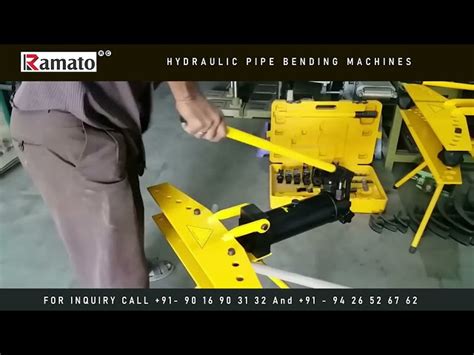 Pipe Bending Machine - Hydraulic Pipe Bending Machine With All Set Of ...