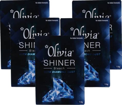 Olivia Skin Lightening Shiner Bleach With Diamond Dust - Pack of 5 ...
