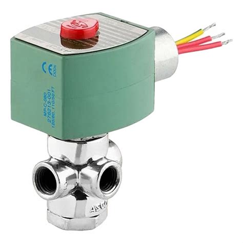 ASCO, 3-Way, Normally Closed, Solenoid Valve - 824M13|8320G224 24/60VAC ...