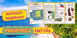 Philippines Fact File Template - Twinkl Geography