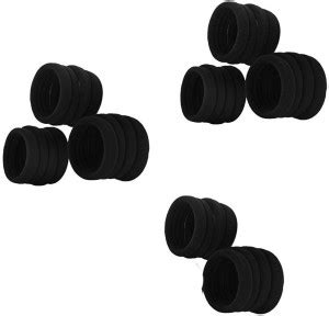 Fashion Factory Soft Rubber Hair Bands Rubber Band Black Hair Band ...