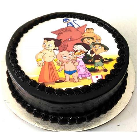 Egg-less chhota bheem cartoon cake delivery in Delhi and Noida