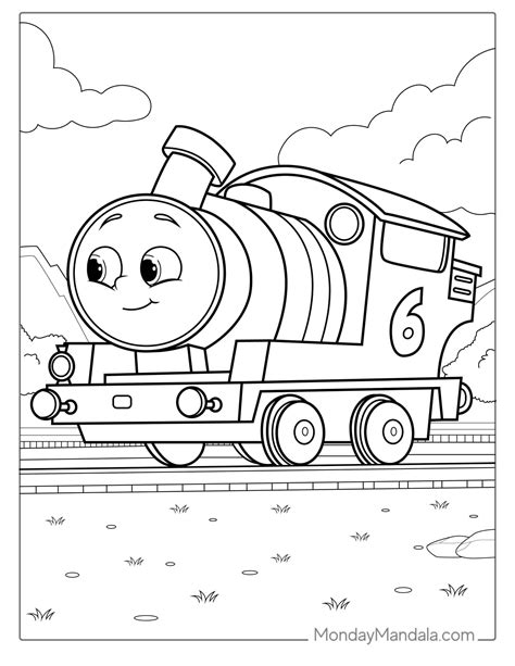 42 Thomas & Friends Coloring Pages (Free PDF Printables) | Buku ...