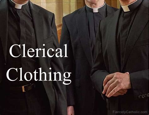 Black Clothes and White Collars - Fiercely Catholic