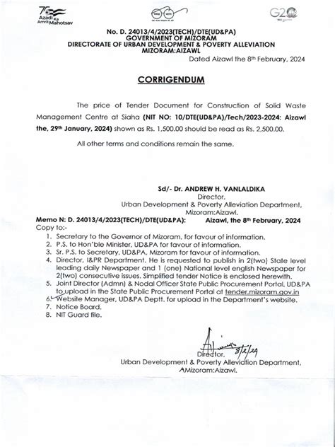 Image result for Garbage Collection Tender Sample