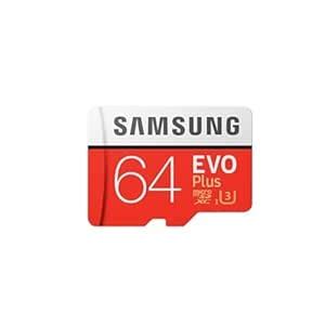 Samsung EVO Plus 64GB 100/MB/s Micro SDXC Memory Card with Adapter: Buy ...