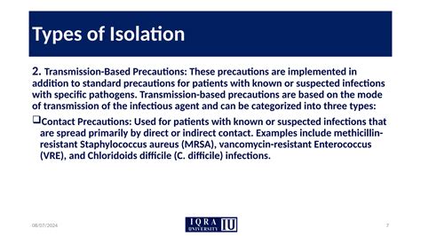 Concept of Isolation for Nurses in Hospitals | PPTX
