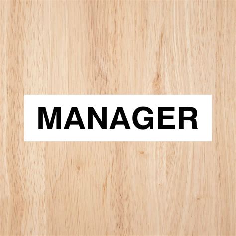 Manager Sign 的图像结果