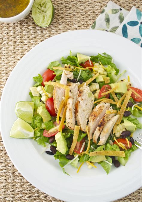 Santa Fe Chicken Salad with Tangy Lime Dressing | Chicken salad recipes ...