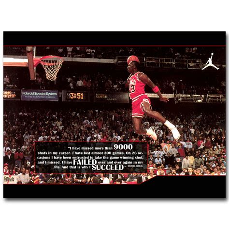 Michael Jordan Dunks From The Free Throw Line Poster