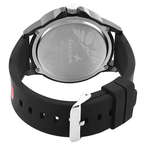 Buy Online Fastrack Tees Quartz Analog White Dial Silicone Strap Unisex ...