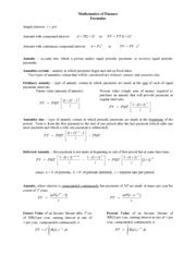 Image result for Finance Math Formulas