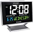 Buy Sharp Atomic Desktop Clock with Color Display, Atomic Accuracy ...