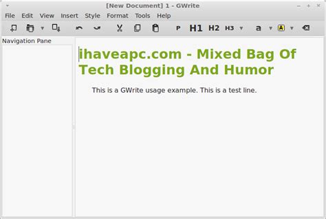 Image result for Linux G. Write Web Editor