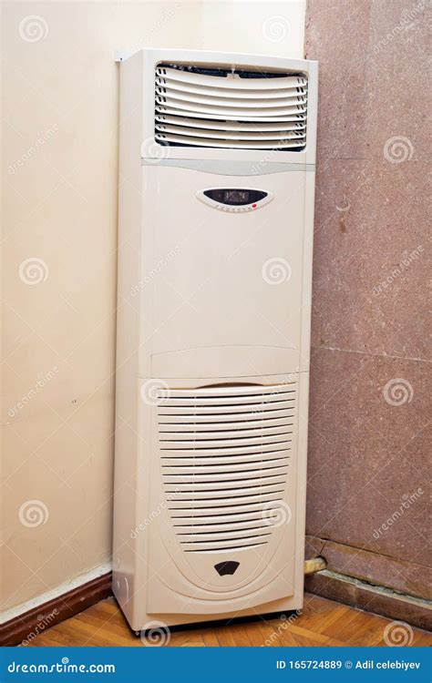 Air Conditioner on a Stand . Room Big Huge Air Conditioner AC in ...