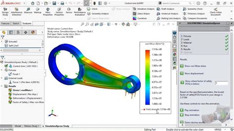 Image result for SolidWorks Simulation Express Startup