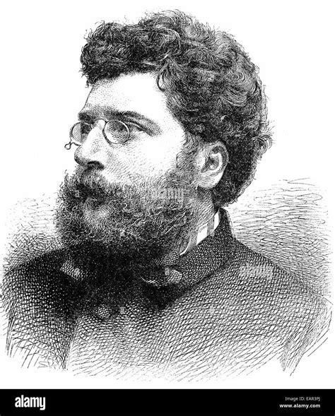 Georges Bizet, 1838 - 1875, a French composer of the Romantic period ...