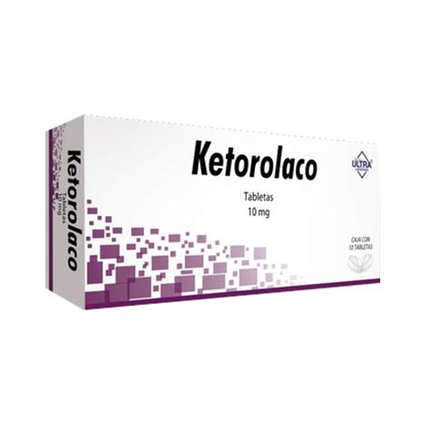 KETOROLACO TABLETAS 10 MG CAJA C/10 – One Pharmacy