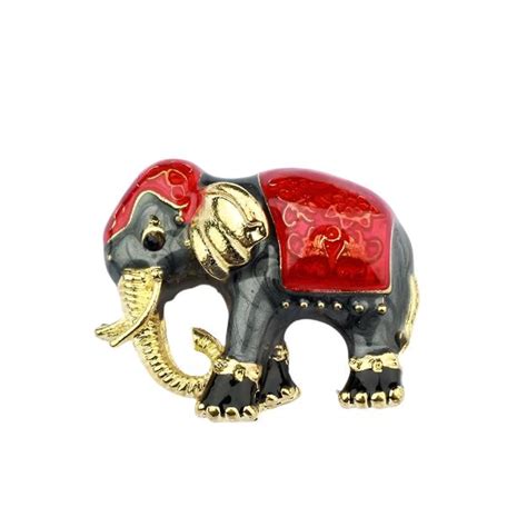 JODHPURI ELEPHANT BROOCH – Label Inc.
